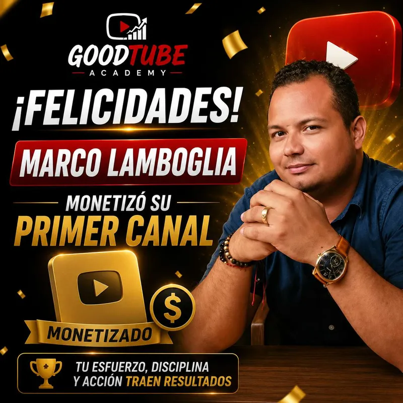 Marco Lamboglia — Monetizó su primer canal