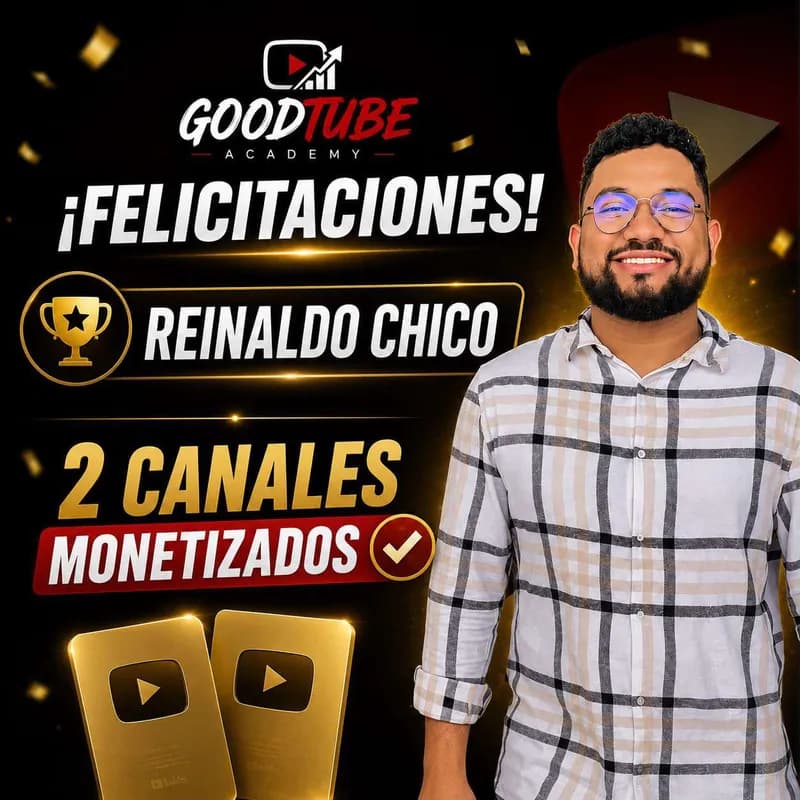 Reinaldo Chico — 2 canales monetizados